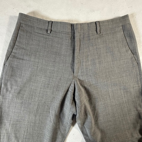 J.Crew Other - J Crew Voyage Thompson Wool Dress Pants Men's 34x26 (Actual) Gray Flat Front